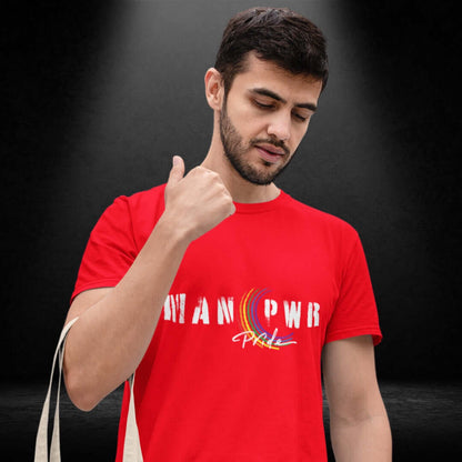 MAN Pride PWR Red Tee - Bite Me Now