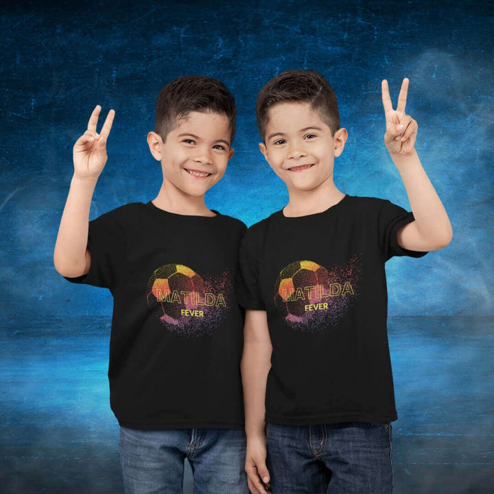 Matilda Fever Kids Black Tee - Bite Me Now
