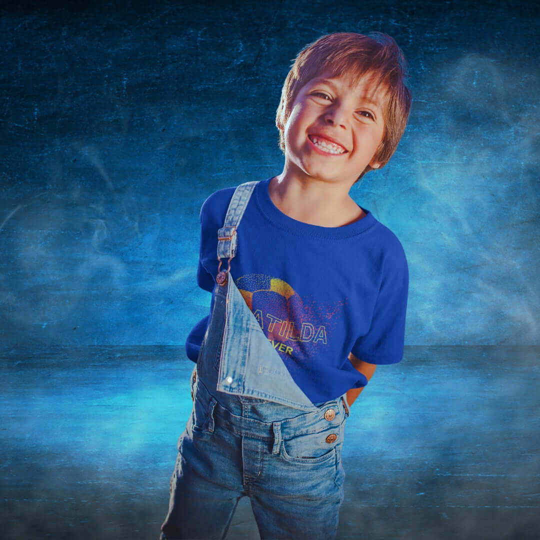 Matildas Kids Blue Tee - Matilda Fever - Bite Me Now
