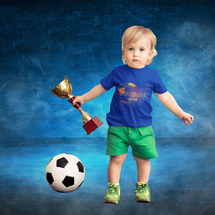 Matildas Toddler Blue Tee - Matilda Fever - Bite Me Now