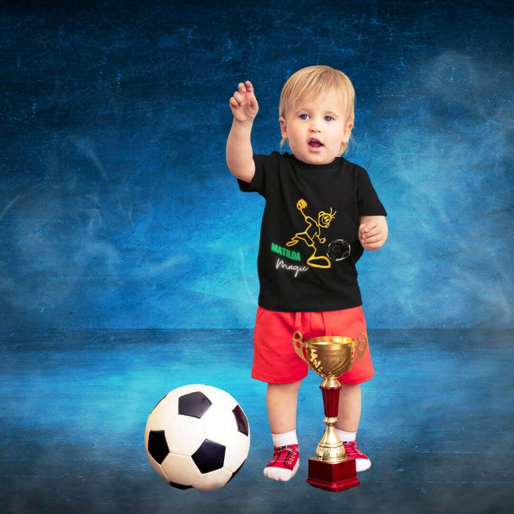 Matildas Toddlers Tees - Yellow Dude - Bite Me Now