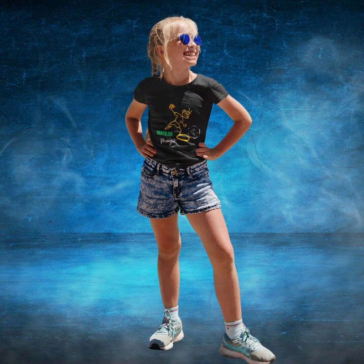 Matildas Kids Tees - Yellow Dude - Bite Me Now