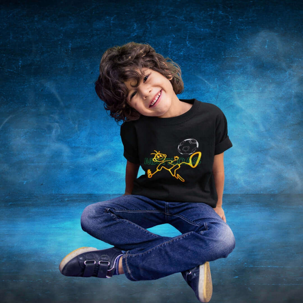 Matildas Kids Black Tee - Bite Me Now