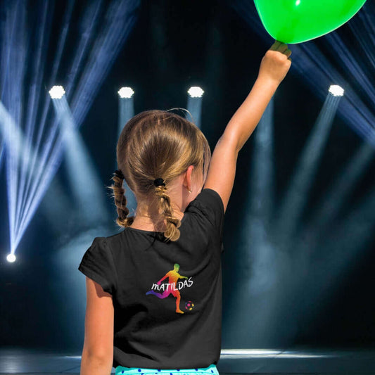 Matildas Pride Kids Black Tee - Bite Me Now