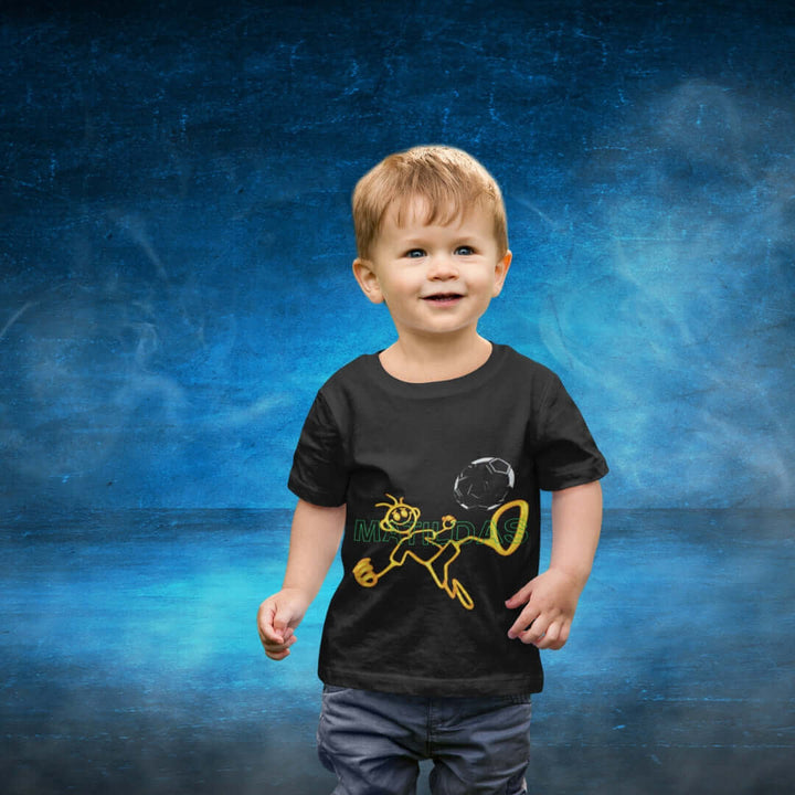 Matildas Toddler Black Tee - Bite Me Now