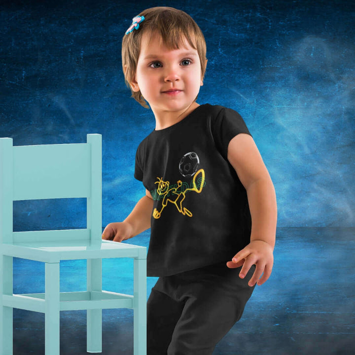 Matildas Toddlers Black Tee - Bite Me Now