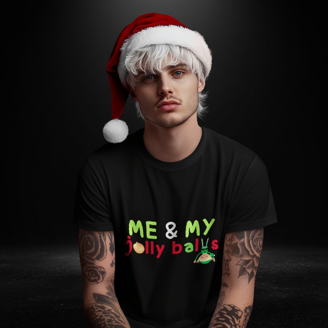 Me & My Jolly Balls Black Tee