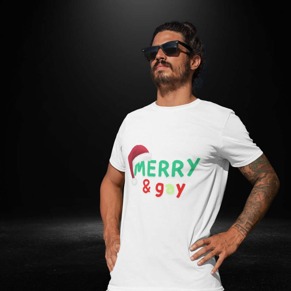 Merry & Gay White Tee - Bite Me Now