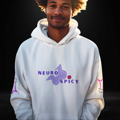 Neuro Spicy White Hoodie 