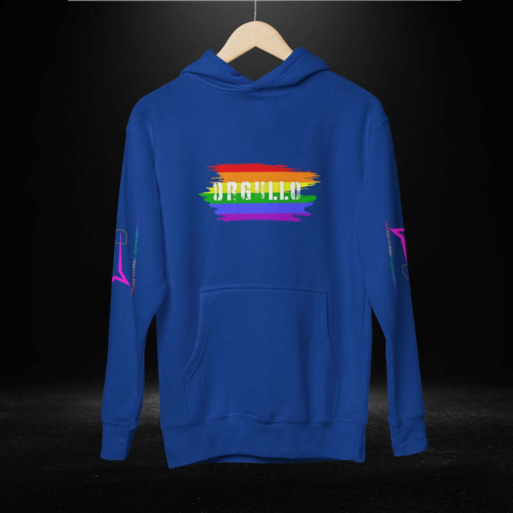 ORGULLO (Spanish) Pride Blue Hoodie