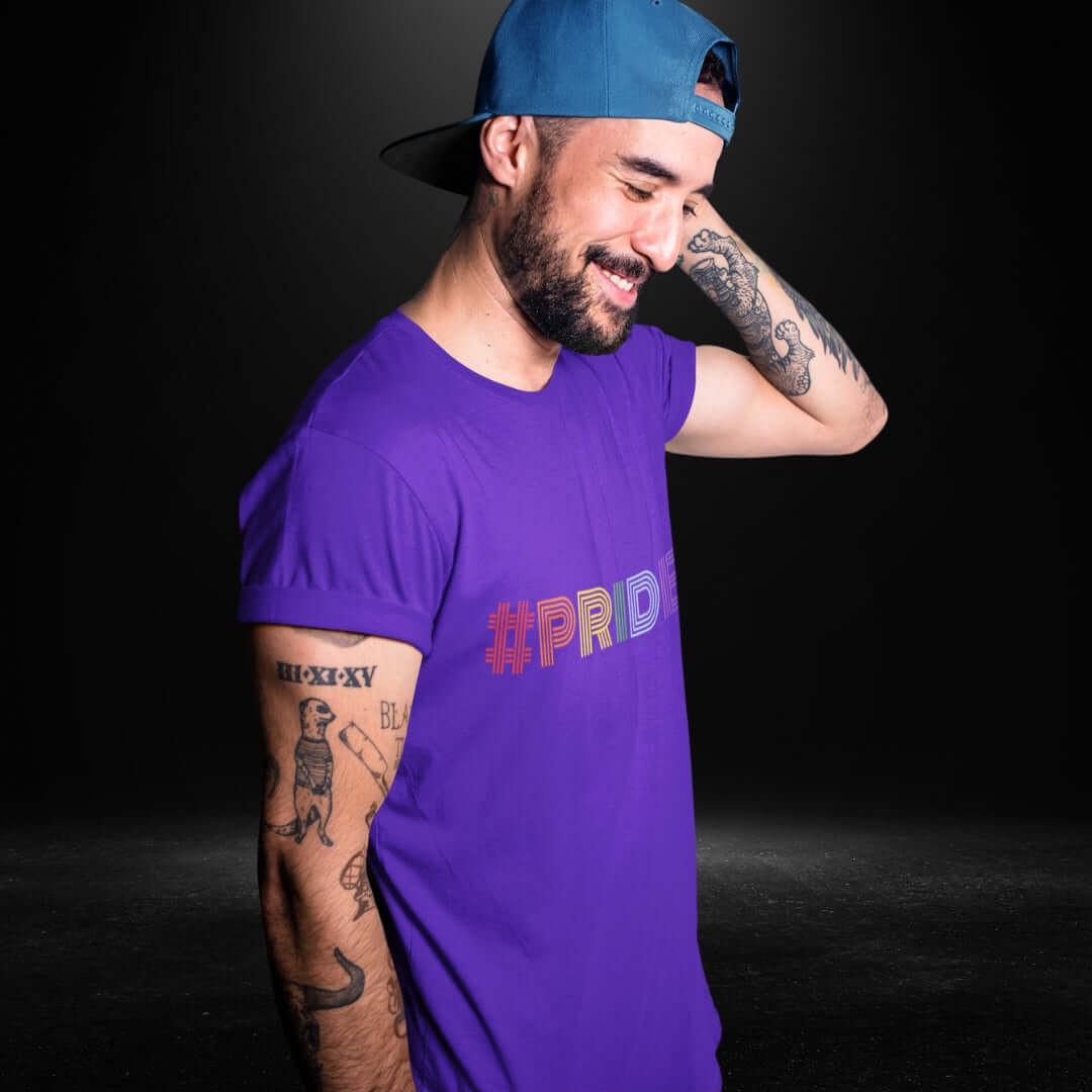 PRIDE Purple Tee - Bite Me Now