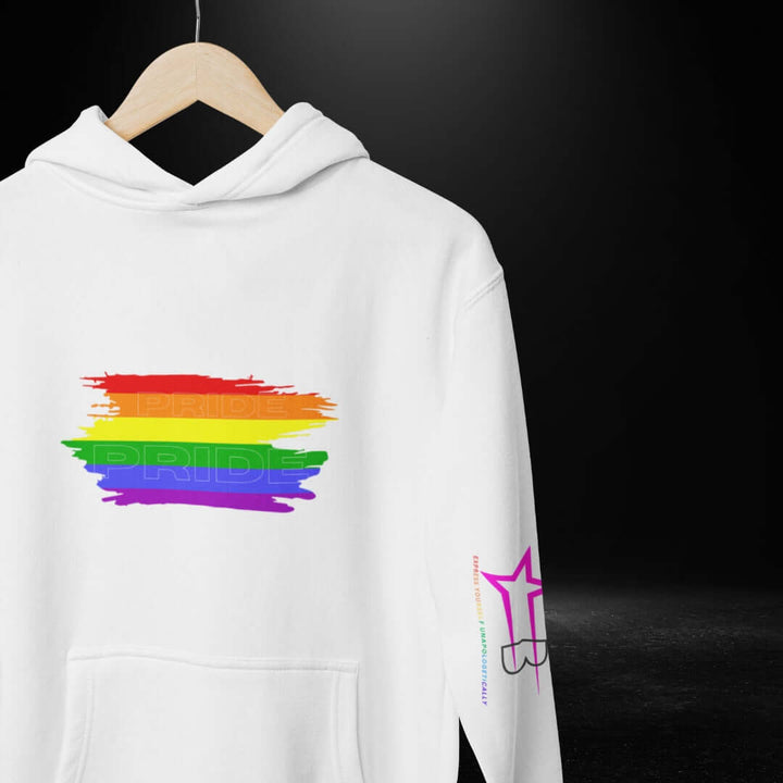 Pride White Hoodie
