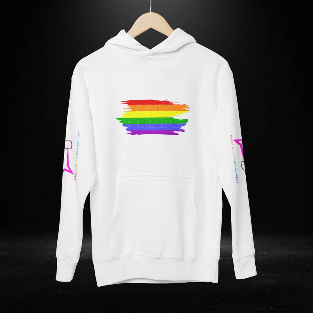Pride White Hoodie