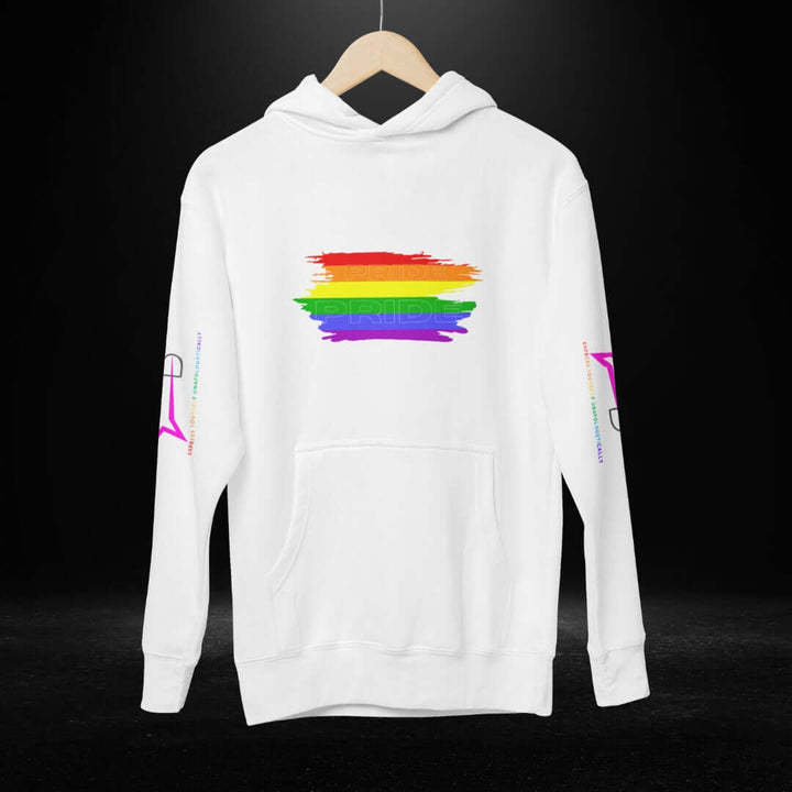 Pride White Hoodie