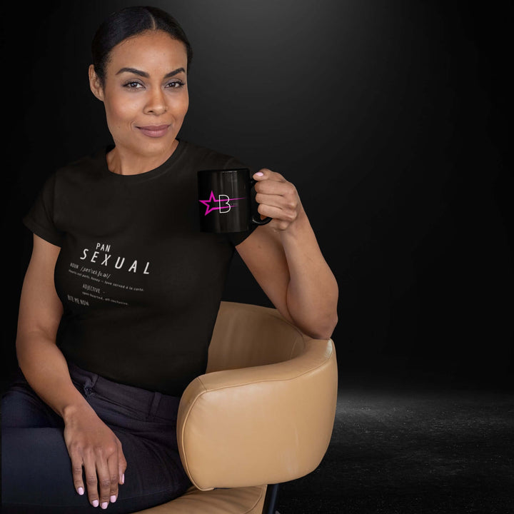 Pansexual Definitions Black Tee - Bite Me Now