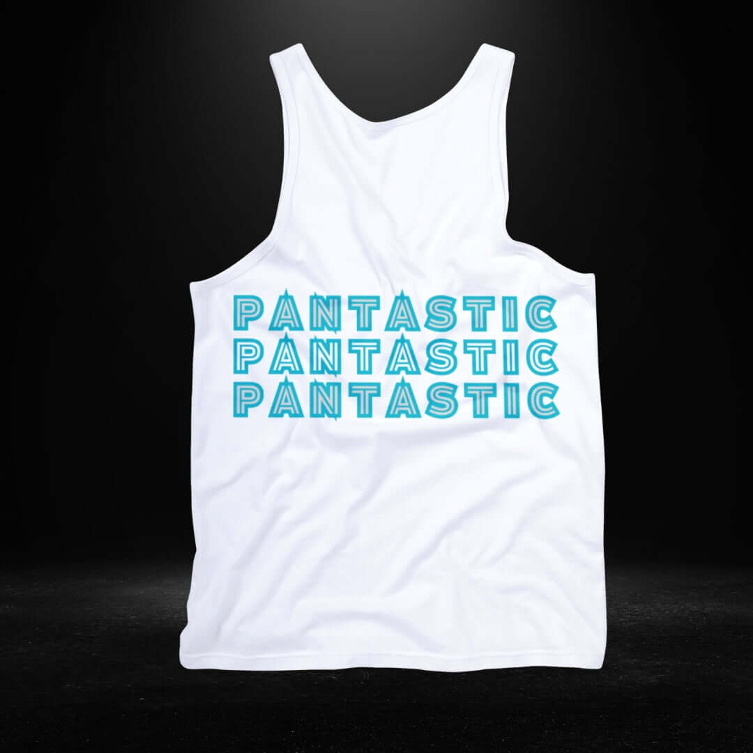 Pantastic White Singlet - Bite Me Now