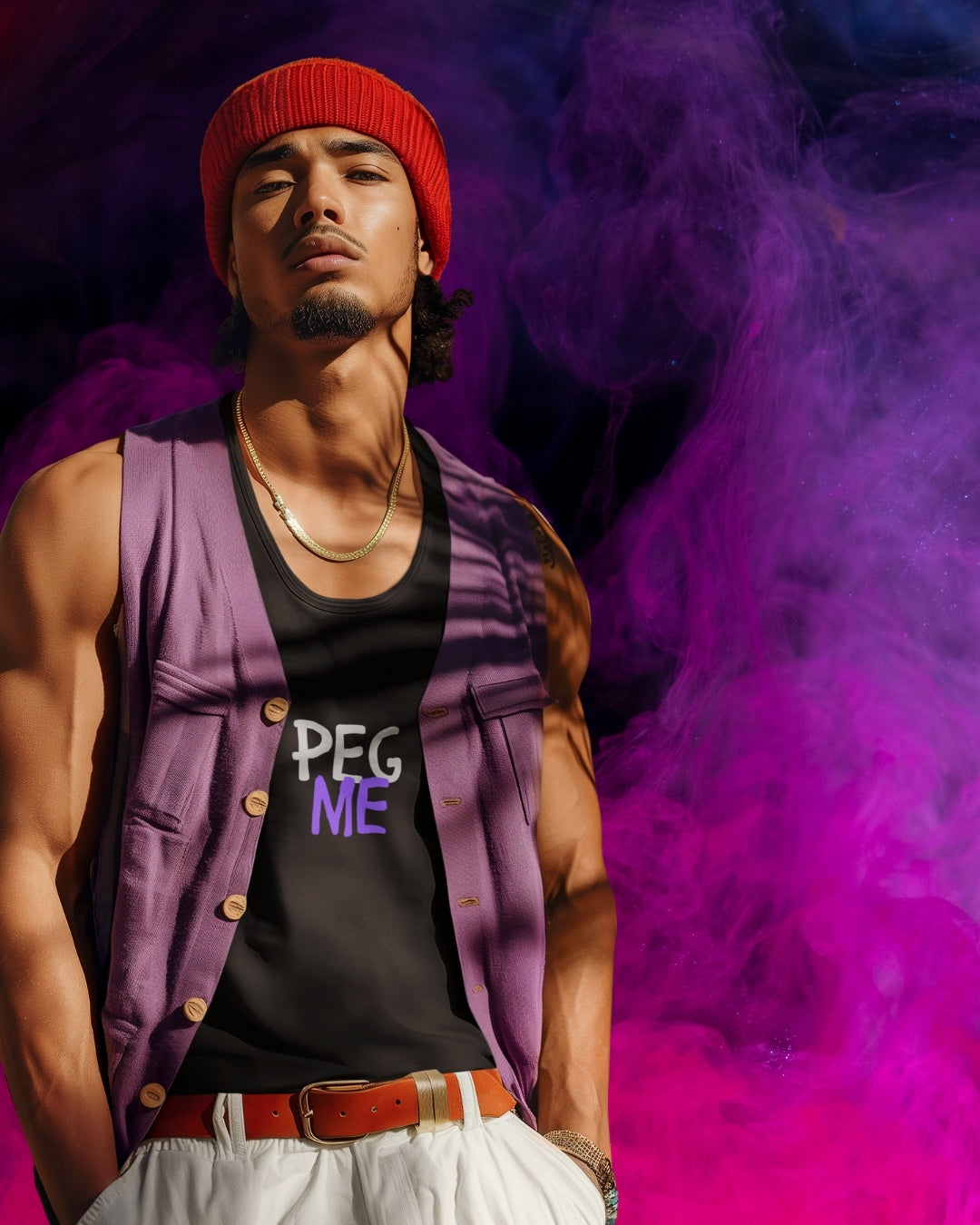 Peg Me Black Tank - Bite Me Now