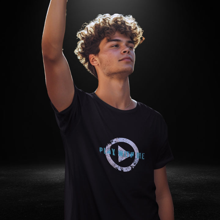 Play With Me Black Tee