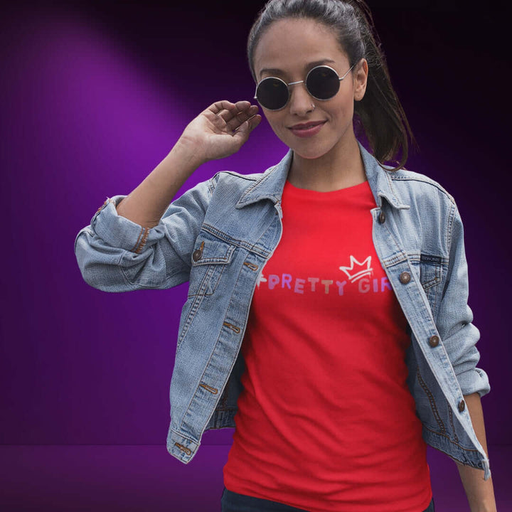 Pretty Girl Red Tee - Bite Me Now
