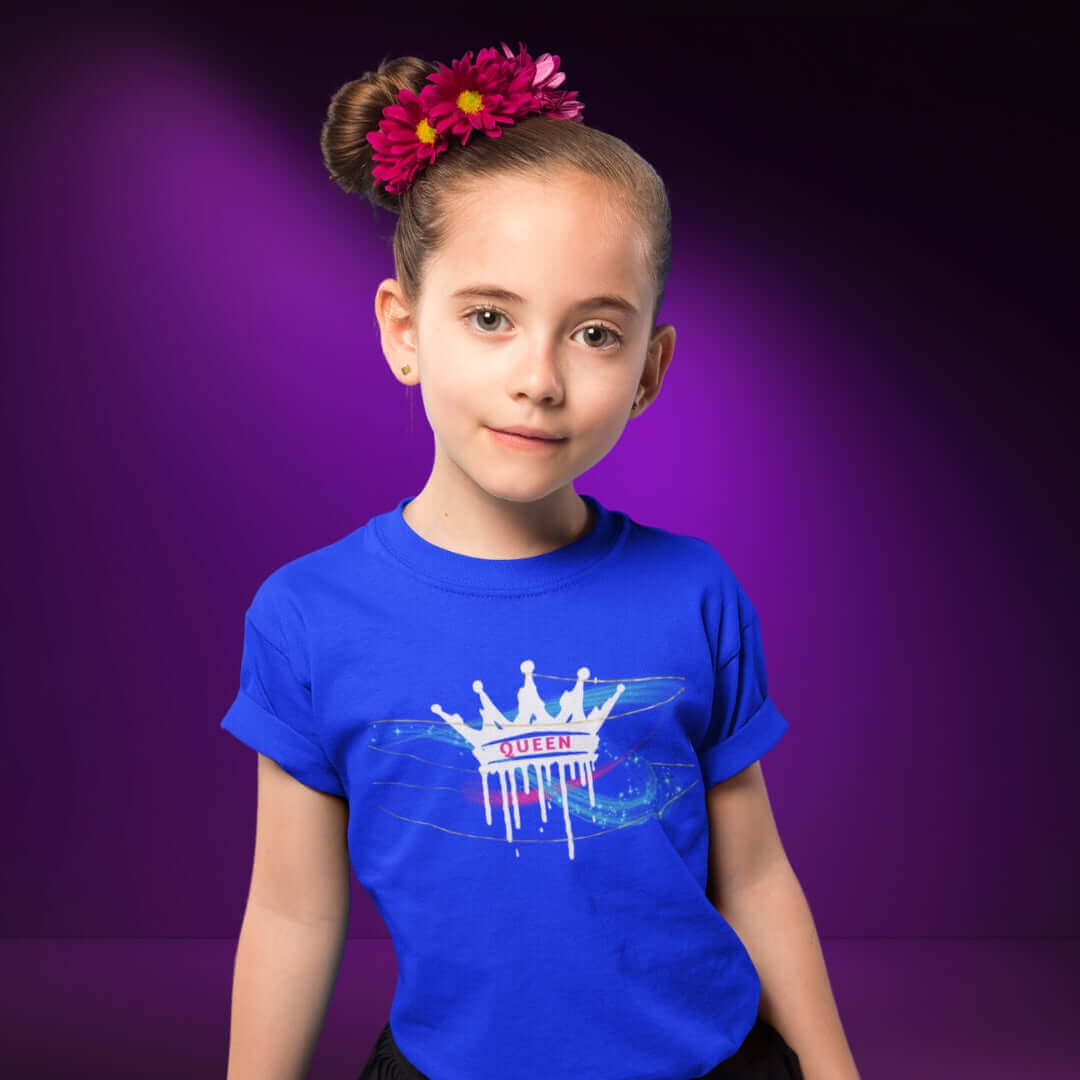 Queen Crown Blue Tee - Bite Me Now