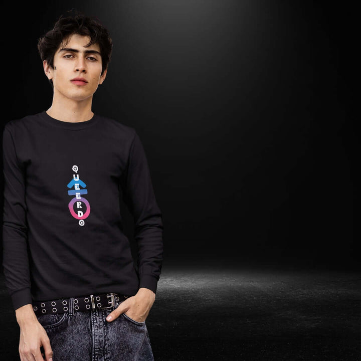 Queerdo Black Long Sleeve Tee
