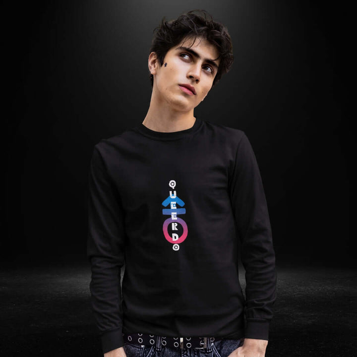 Queerdo Black Long Sleeve Tee