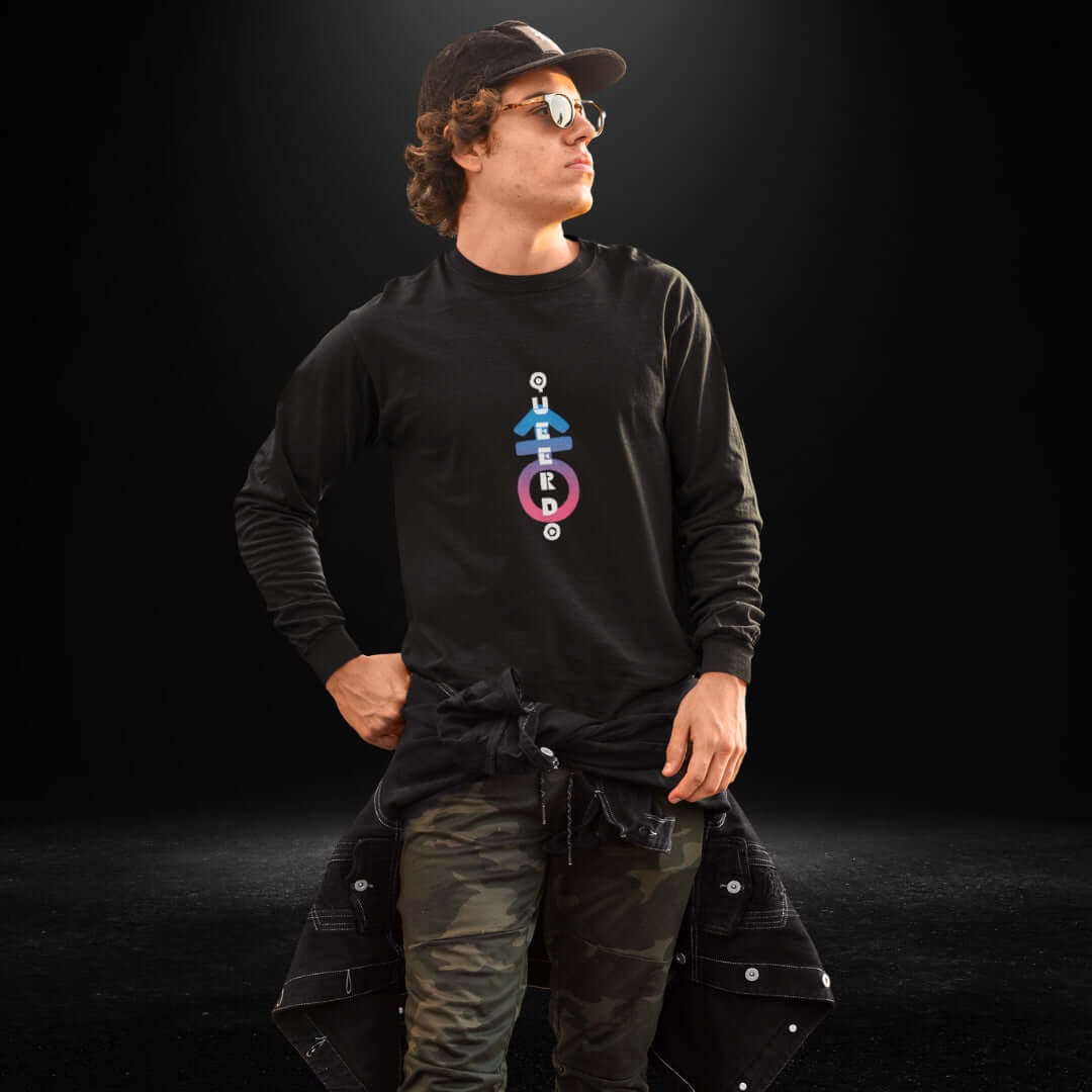 Queerdo Black Long Sleeve Tee