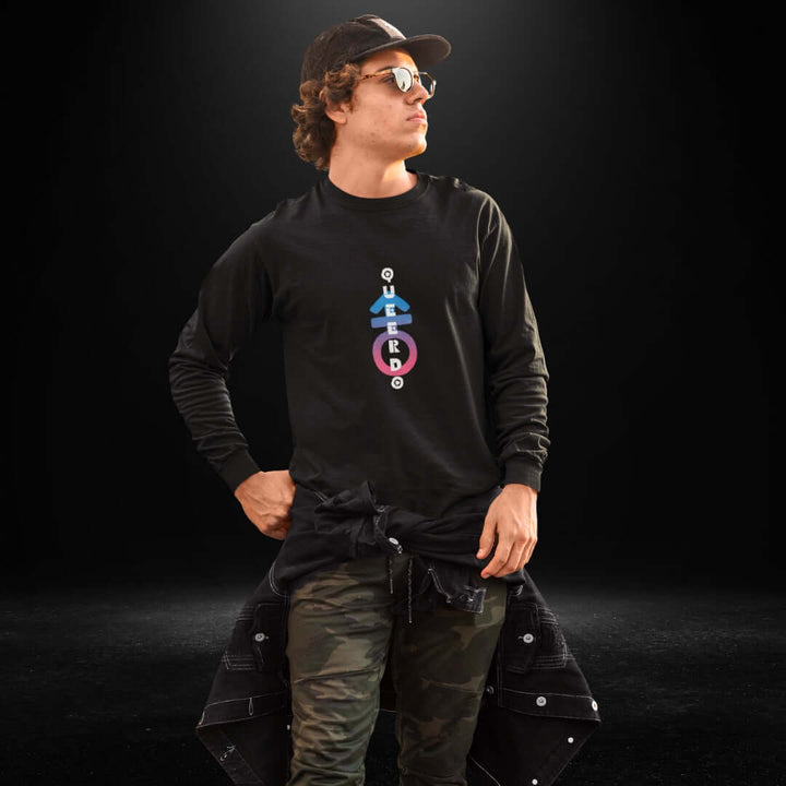 Queerdo Black Long Sleeve Tee