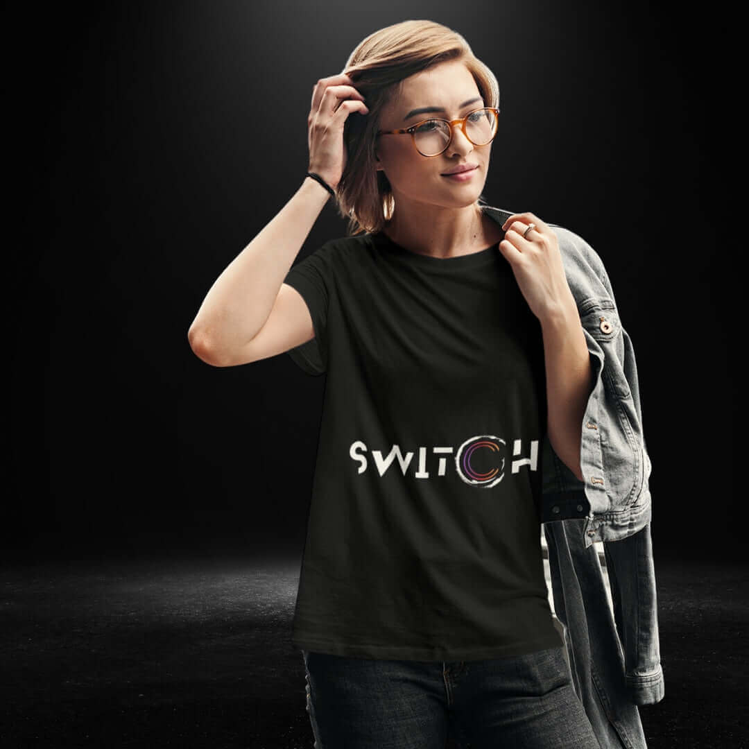 Switch Black Tee - Female