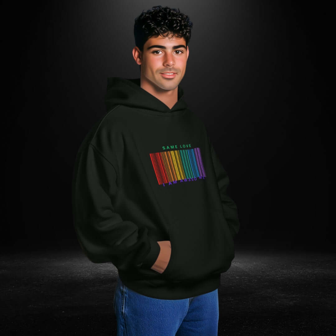 Same Love Black Hoodie - Bite Me Now