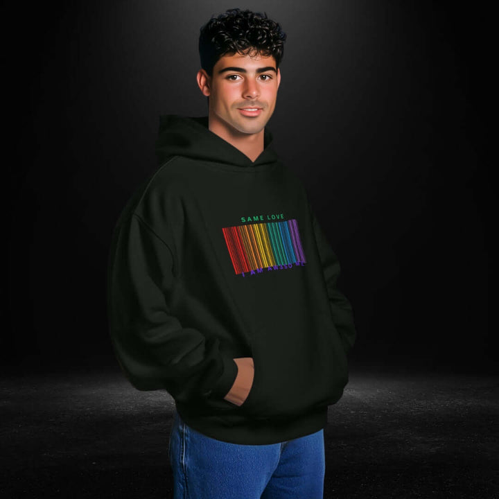Same Love Black Hoodie - Bite Me Now
