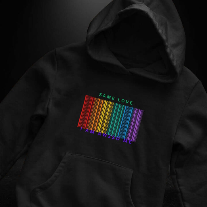 Same Love Black Hoodie - Bite Me Now