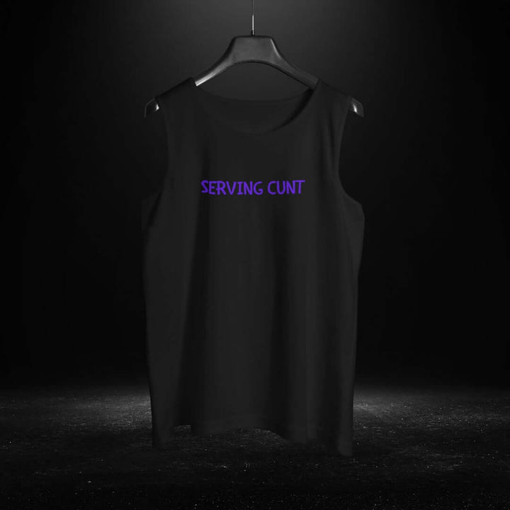 Serving Cunt Black Tank 