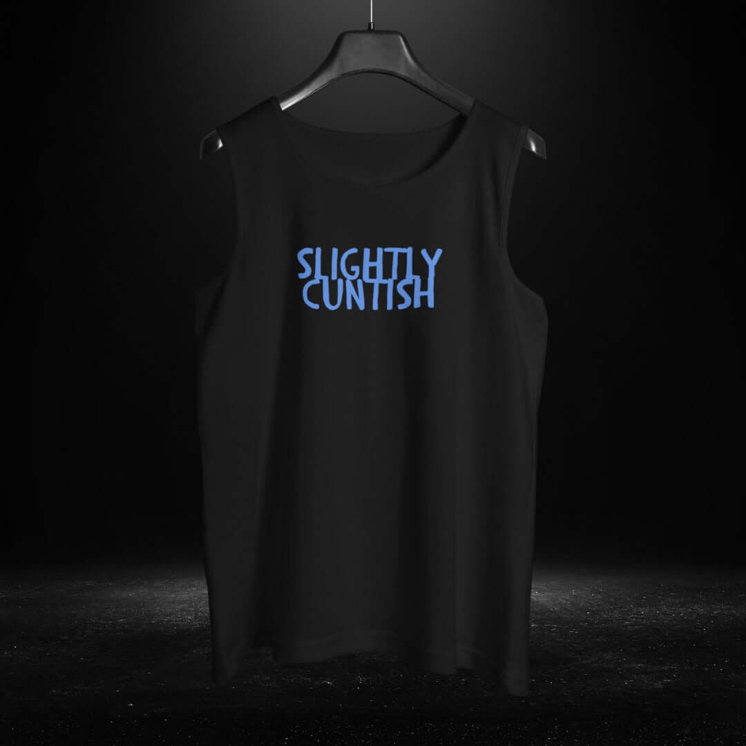 Slightly Cuntish Black Tank 