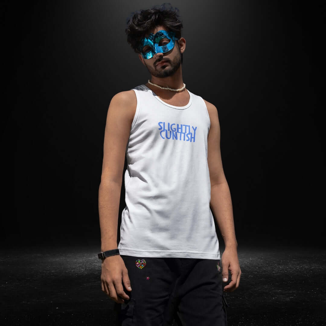 Slightly Cuntish White Tank 