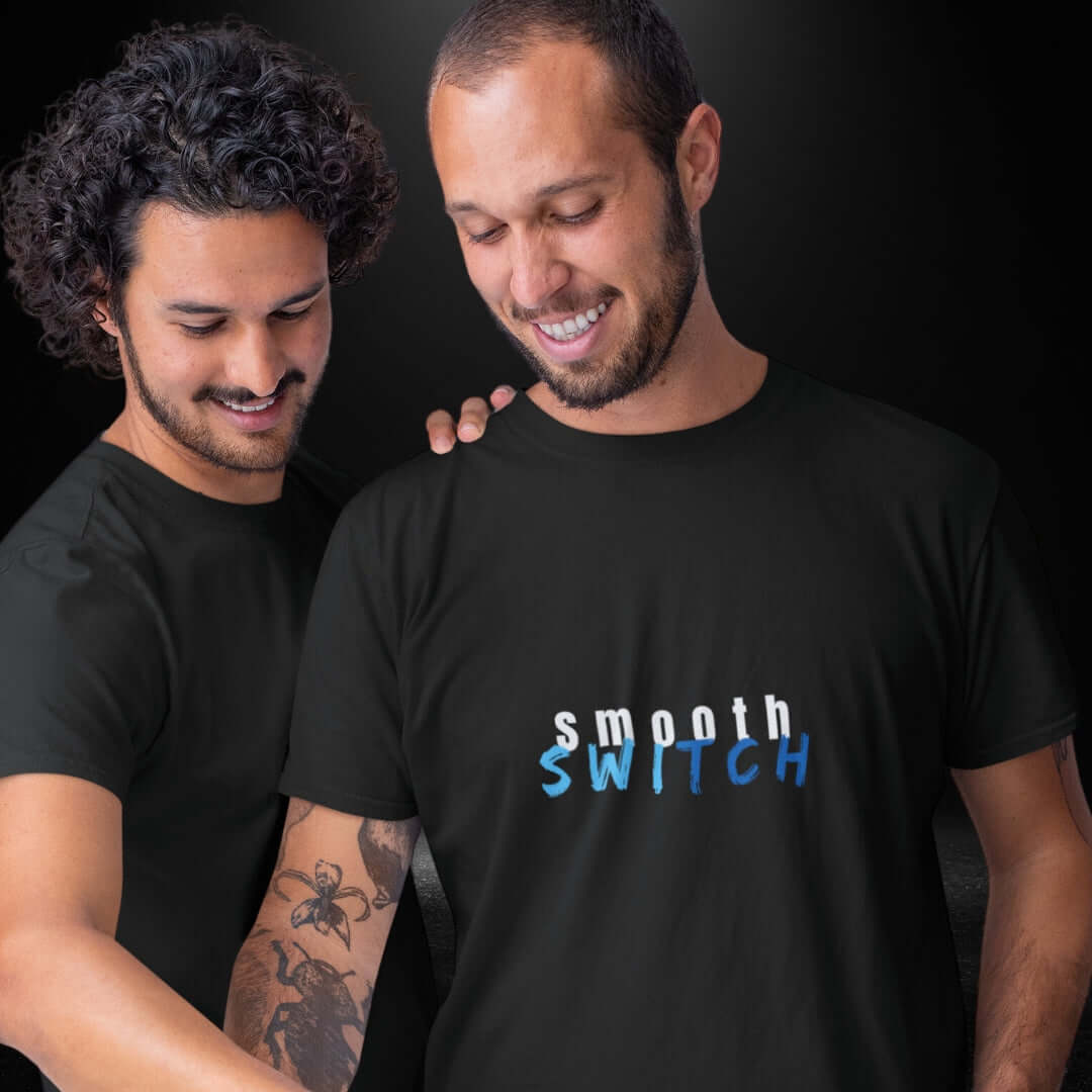 Smooth Switch Black Tee - Bite Me Now