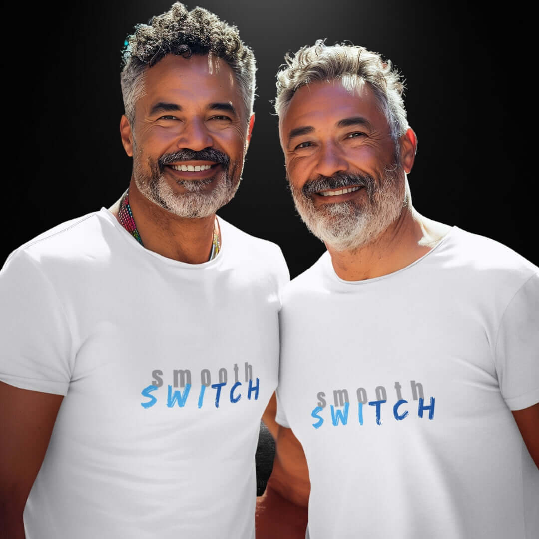 Smooth Switch White Tee - Bite Me Now