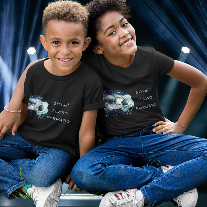 Matildas Kids Black Tee - Stylin' Foord Forward - Bite Me Now