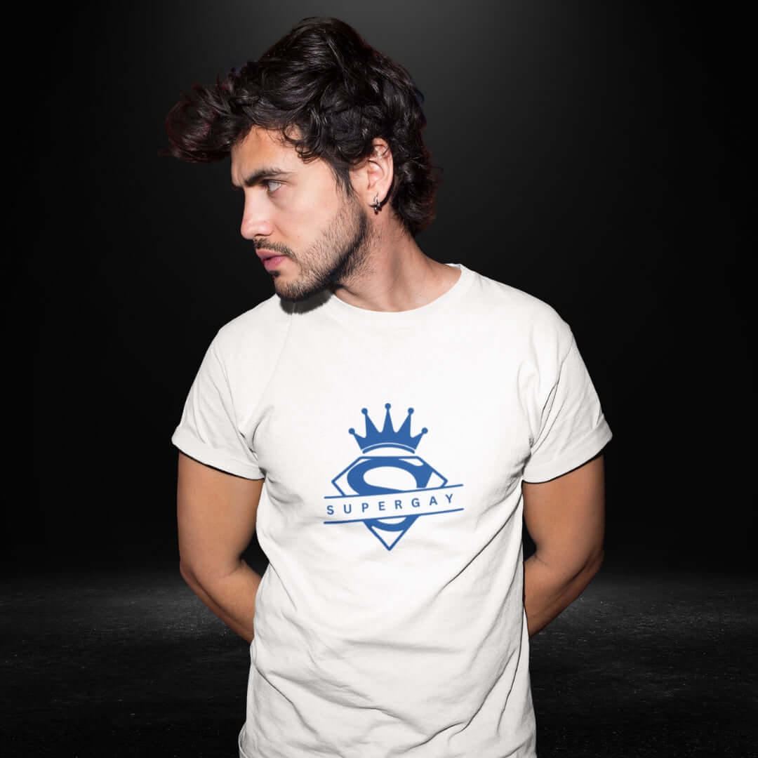 Super Gay White Tee