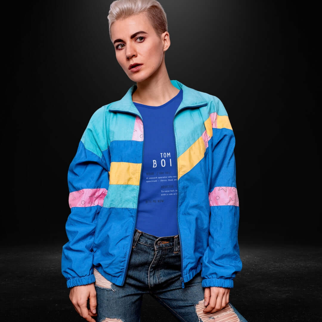 TomBoi Blue Tee - Definitions - Bite Me Now