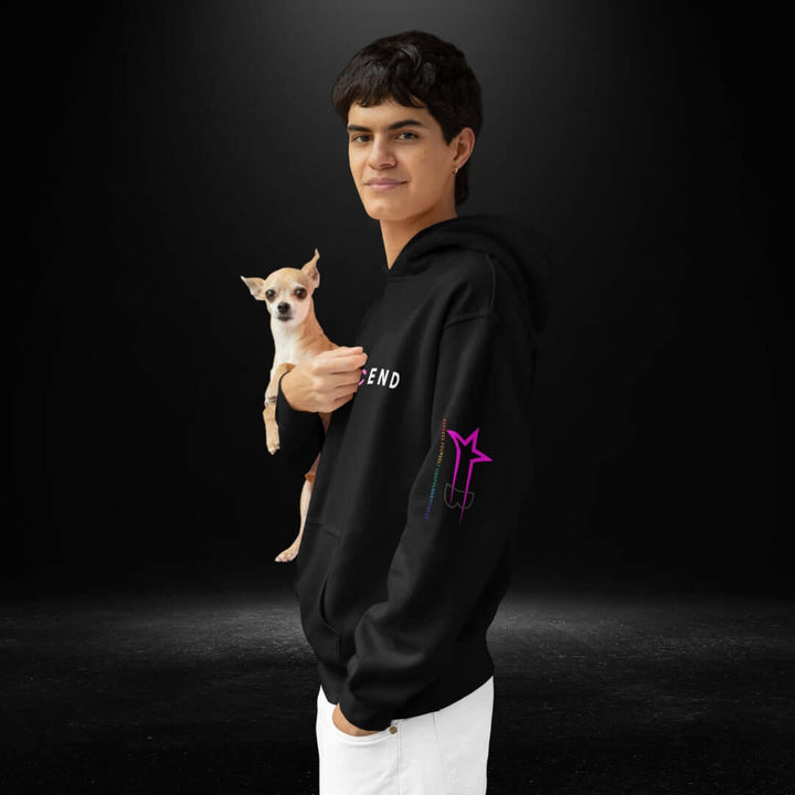TRANSCEND Black Hoodie