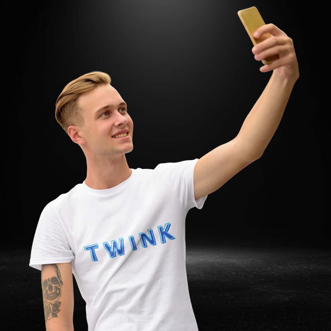Twink White Tee - Bite Me Now