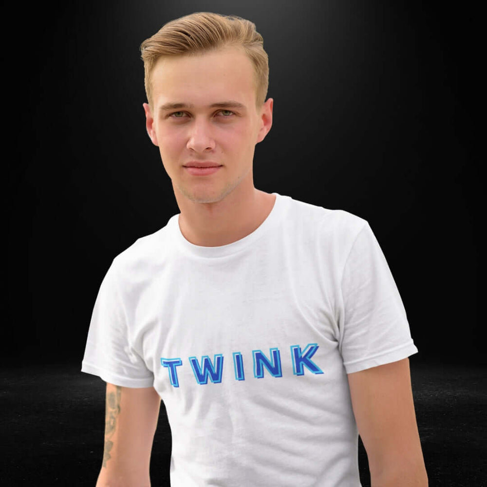Twink White Tee - Bite Me Now