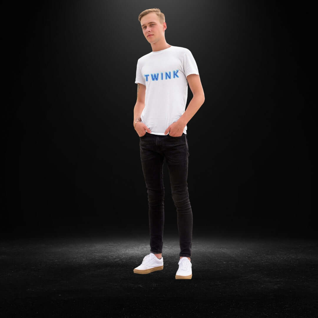 Twink White Tee - Bite Me Now