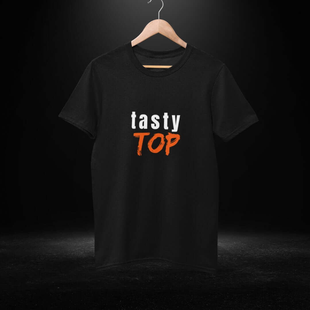 Tasty Top Black Tee - Bite Me Now