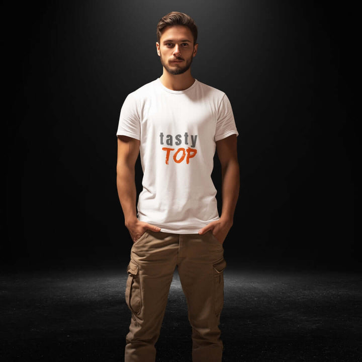 Tasty Top White Tee - Bite Me Now