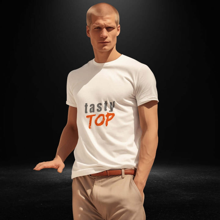 Tasty Top White Tee - Bite Me Now