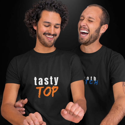 Tasty Top Black Tee - Bite Me Now