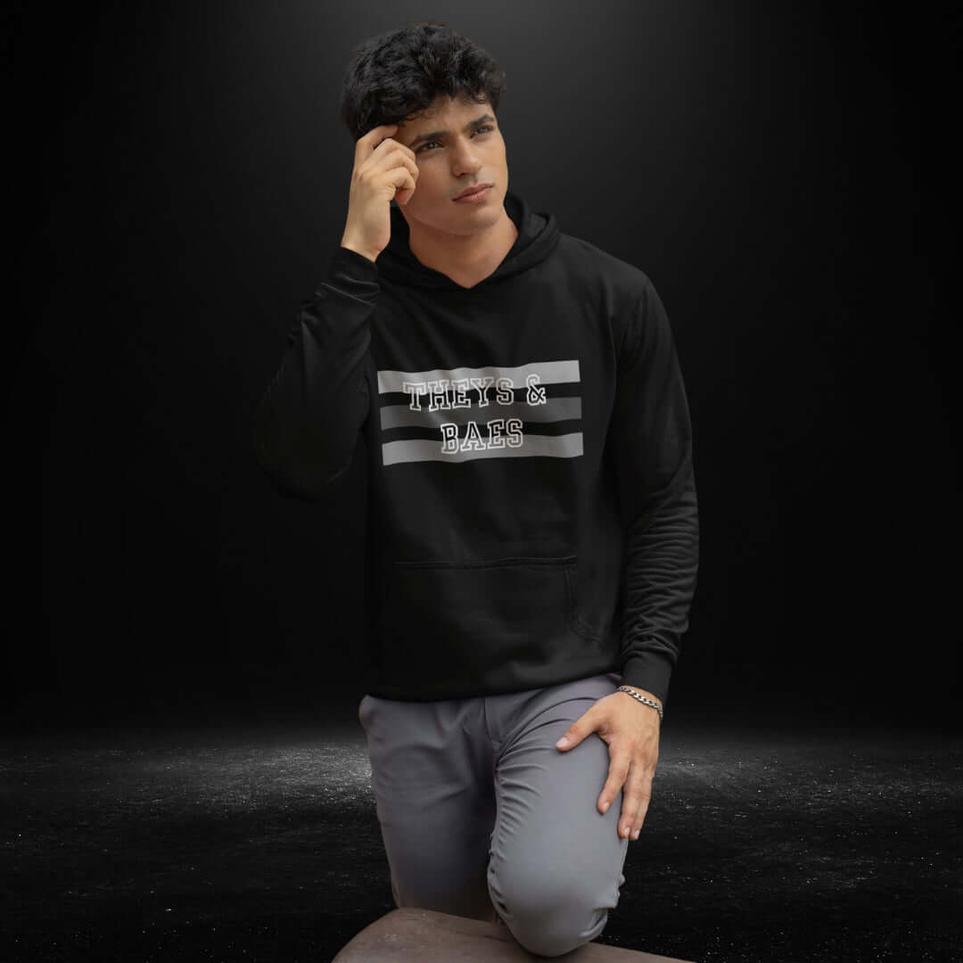 Theys & Baes Black Hoodie 