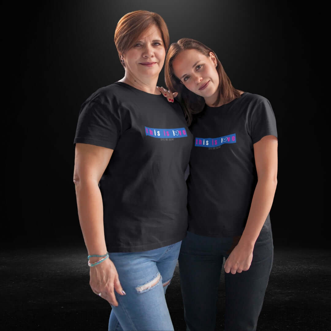 This Is Love Black Tee